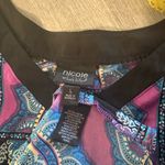 Nicole Miller Nicole by Women’s Thin 3/4 Sleeve Print Top Size Large. Photo 5