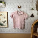 Burberry  Light Pink Polo Shirt – Classic Check Collar - Size - Small Photo 1