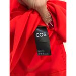 COS  Women's Red Crew Neck Short Sleeves Oversized T-Shirt Size Medium Photo 2