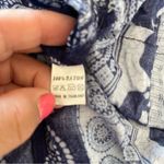 Navy and White elephant print Pencil wrap Maxi Skirt for Casual Wear Black Size undefined Photo 5