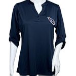 Antigua Shirt Womens Medium Navy Blue Tennessee Titans Patch Logo NFL Sportswear Photo 0