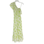 MISA Los Angeles Misa Rumi One Shoulder Asymmetric Ruffle Floral Print Chiffon Dress Size S NWT Photo 6