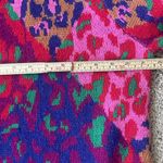 Farm Rio  Mixed Leopard Pop Sweater Dress Size Large Photo 13