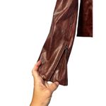 Wild Fern size medium distressed faux leather red Moto jacket Photo 3