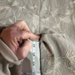 Tahari  Women’s Floral Embroidered Ankle Pants Beige Size 10‎ Nylon Rayon Hi rise Photo 10