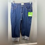 Kate Spade x Target NWT Women's High Rist Straight Leg Wide Cuff Jeans Size 2 Photo 1