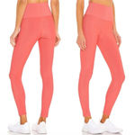Beach Riot  X Revolve Ayla Ribbed Coral Leggings Photo 1