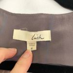 Lush Clothing Lush Blue & Grey Open Back Deep V-Neck Dress Womens S Fit & Flare Party Mini Photo 1