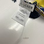 J. By J. Crew Tropical Yellow Blush Cream and Navy Wrap or Scarf with Tassels Photo 10