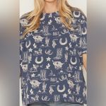 We The Free FREE PEOPLE  WOMEN'S PAINTED CONVERSATIONAL TEE Photo 2