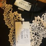 Gucci  Wool Sable Couture Lace Dress Photo 7