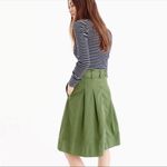 J.Crew  • Olive Green Chino Trench Skirt Photo 2
