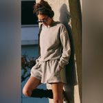 Free People Such A Flirt Romper Gray Photo 2