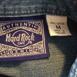 Hard Rock Cafe VINTAGE  EMBROIDERED CHICAGO DENIM BUTTON FRONT 90S TANK Photo 6