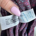 Marine layer  Pants Women Size XS Kiley Elastic Waist Pockets Ditsy Floral Purple Photo 5