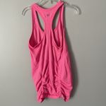 Athleta  Size S Pink Sleeveless Fastest Track Workout Athletic Shirt Ruched Photo 2