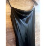 Bebe  Slip dress black Stain Cowl Neck Size XS Vintage Photo 1