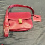 CELINE Vintage Céline Horse Carriage Clasp Burgundy Leather Shoulder Bag Photo 15