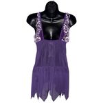 Fairy Babydoll Lace Princess Lingerie Front Open‎ Chemise Dress Purple Photo 3