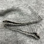 Karen Kane L Oversized Embroidered Sweater Gray front pockets Lagenlook Photo 14