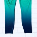 Athleta  Ombre High Waisted Leggings Athletic Workout Yoga‎ Pants Small Green Photo 11