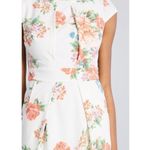 Modcloth NWT White Floral Sheath Dress Pockets New Photo 3