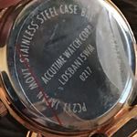 Ladies rose gold tone rhinestone cuff watch Photo 6