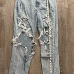 American Eagle  Mom Jeans Women’s Size 4 Distressed Cotton Photo 5