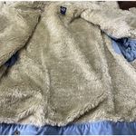 Gap Y2K Vintage  Velvet Sherpa Fur Lined Velvet Trucker Jacket Women's Size XL Photo 8