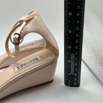 Badgley Mischka NWOB  Teasha Wedge Sandal size 6 soft nude Photo 1