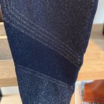 Athleta High-Rise Twilight Tight Seamless Navy Silver Glitter Athletic Legging L Photo 5