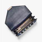 Michael Kors  Whitney Large Frayed Denim Convertible Shoulder Bag Photo 1