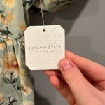 Altar'd State Floral Square Neck Puff Sleeve Dress Photo 3