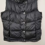 prAna  | Molly Down Filled Full Zip Puffer Vest Black Snap High Neck | Size XL Photo 3