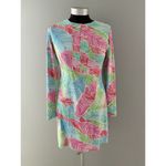 IBKUL 1/4 Zip Dress Womens XS Pink Blue Red Green White Tropical Beach Athletic Photo 1