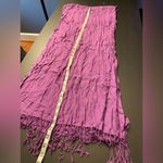Orchid Fuchsia Fringe Scarf Pashmina Purple Photo 2