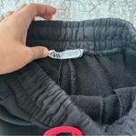 ZARA Black Streetwear Lounge Athletic Jogger Constantly Moving Forward Size S Photo 2