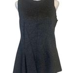 Rachel Roy dark gray raw hem fitted tank top size L Photo 0