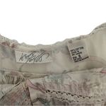 Vintage 90s Cottagecore Nightie Floral Sleeveless Crochet Trim Nightgown White Photo 5