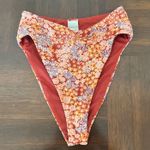l*space L* Red Floral Bikini Bottom Photo 0