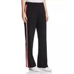 Calvin Klein Women's Size 12 Black Gold Button Striped Casual Dress Pants Office Photo 1