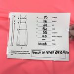 Vintage 70s Halter Maxi Dress Size Small Colorblock Disco Mod Summer Handmade Pink Photo 14