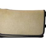 Coach Bleeker Flap Purse Handbag 90s Navy Blue Black Canvas Leather Vintage Photo 0