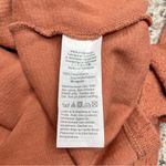 Madewell V-Neck Full Sleeve Top Shirt Blouse in Rust Orange Medium Photo 5