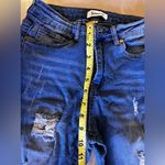 Women's Between US Jeans Wide Leg Jeans Size 9 . Light Blue Ripped In Front. 70s Photo 11