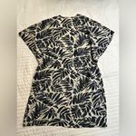 Pink Lily  blue leaf print tie front kimono top nwot Photo 1