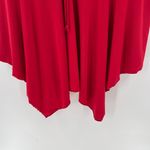 Dynamite Vintage  Red V-Neck Shark Bite Hem Festival Blouse Women's Size 3X Photo 2