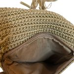 Fringed Tan Crochet Crossbody Bag Photo 4