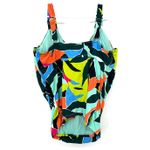 Anne cole  Size 22W Tankini Top Bathing Swim Suit Structured Underwire Floral Photo 1