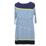 J. McLaughlin ‎ Blue Striped Catalina Cloth Nicola Dress Size SMALL Photo 4